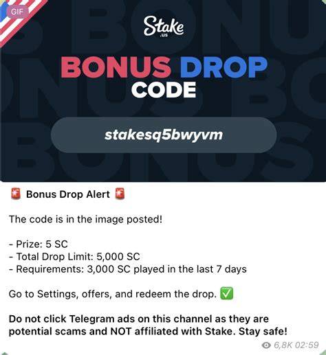 stake bonus drop